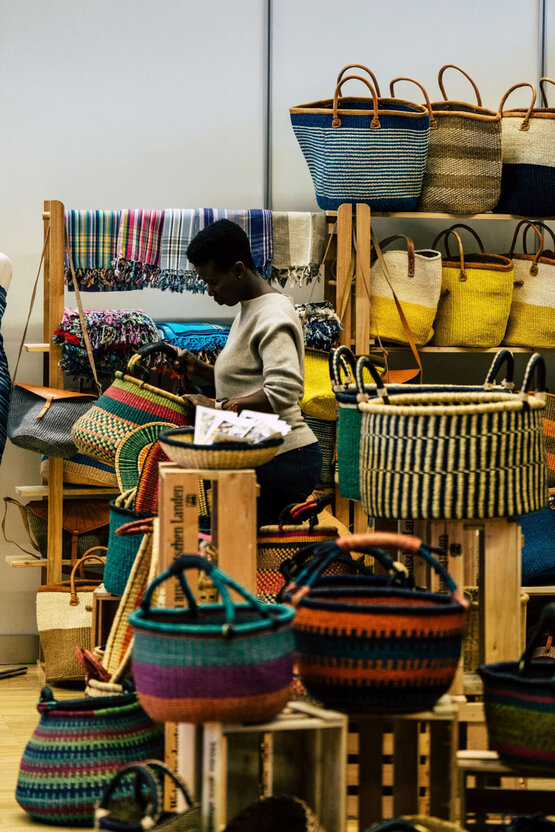 Körbe auf der Tiroler Nachhaltigkeitsmesse | © überall GmbH