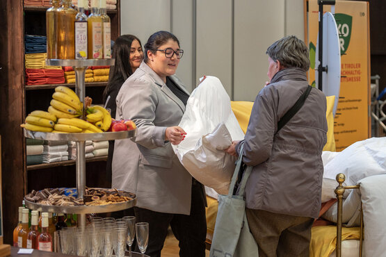 Beratung auf der Tiroler Nachhaltigkeitsmesse | © Congress Messe Innsbruck